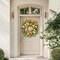 22-Inch Artificial Tulip Spring Wreath for Front Door – Lifelike Floral Wreath with Greenery for Farmhouse, Porch, Window, Wall, Indoor & Outdoor Décor, Housewarming Gift
